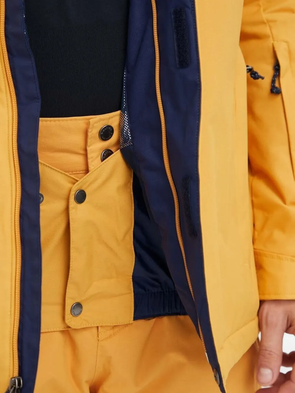 Columbia Ski-jack met logoprint Geel
