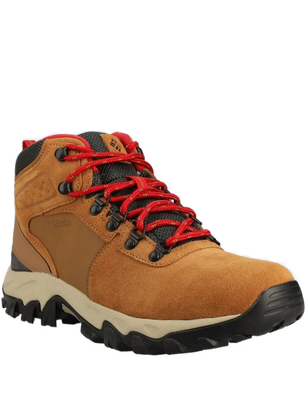 Columbia suede-leather red-laces hiking boots Brown