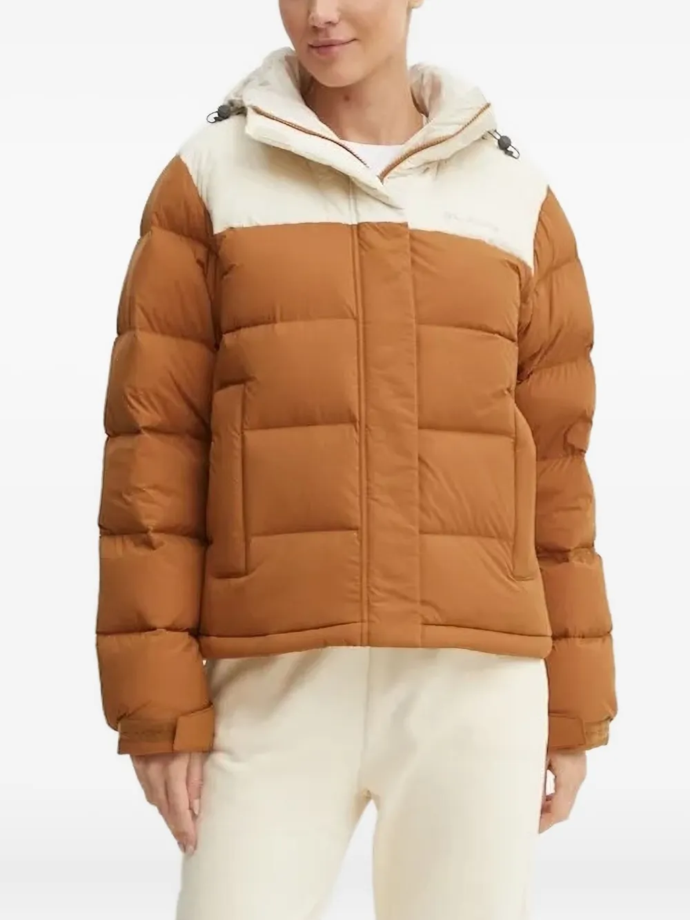 Columbia two-toned puffer jacket | Neutrals | Image 1