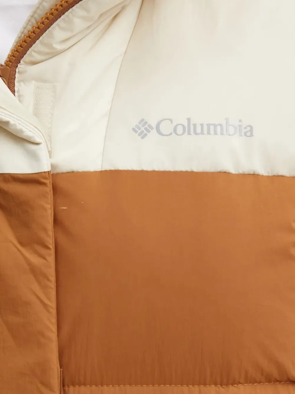 Columbia Tweekleurig donsjack Beige