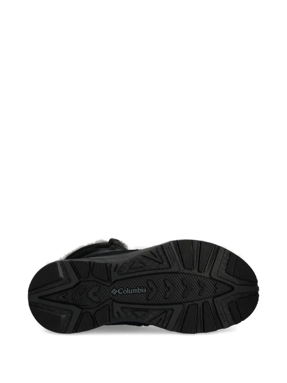 Columbia lace-up shearling ankle boots Black