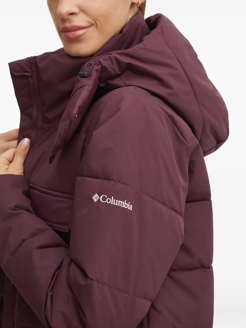 Columbia Longhorn Ridge™ trainingsjack met capuchon en zakken Paars