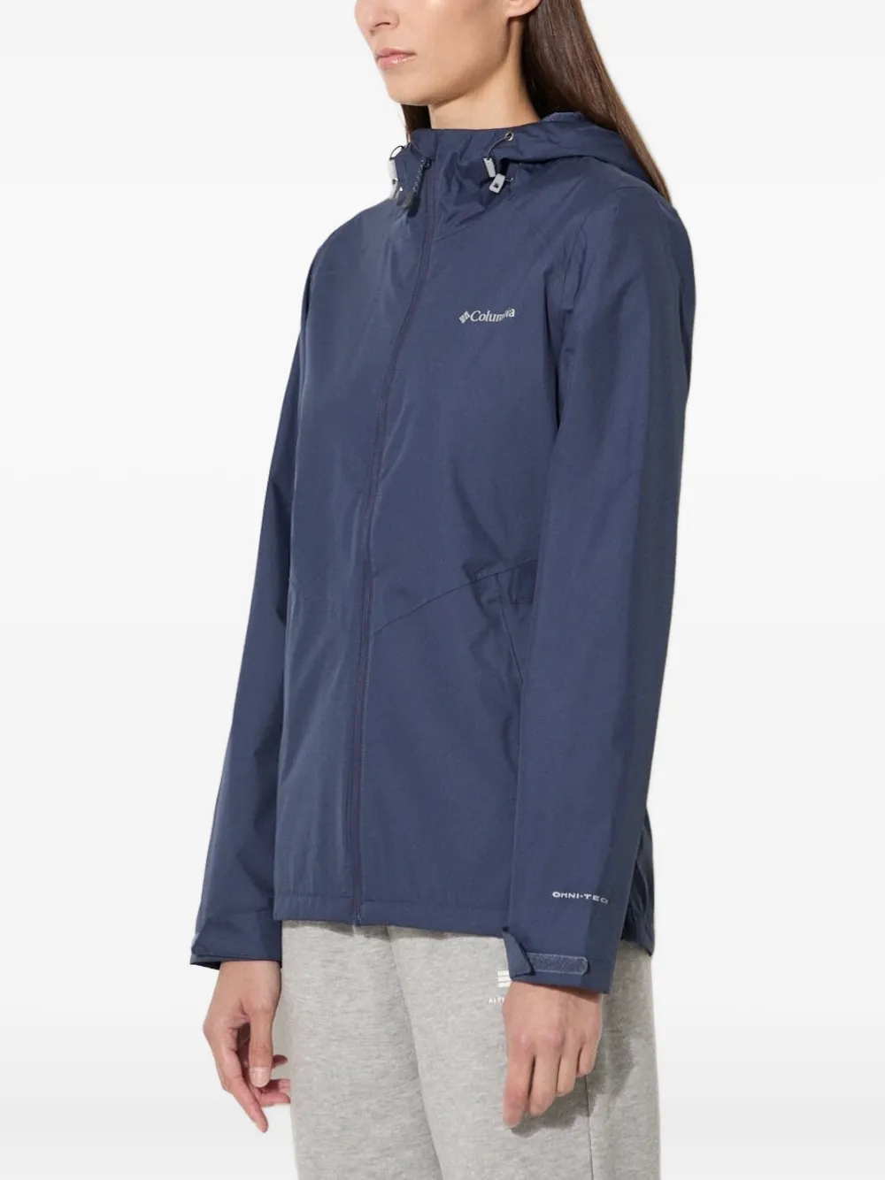 Columbia hooded zip-front jacket Blauw