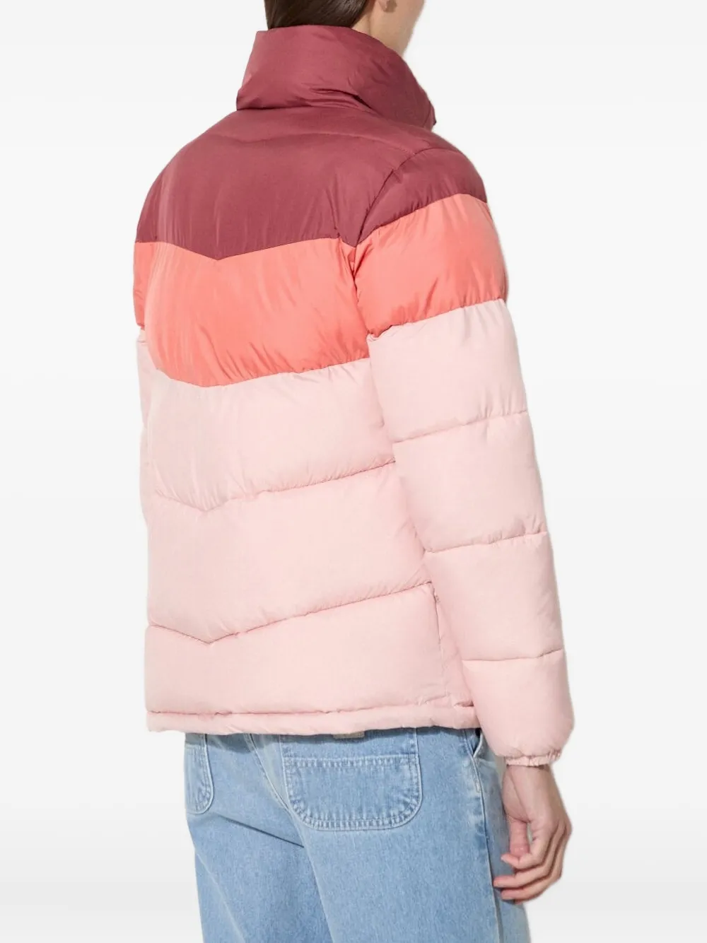 Columbia Donsjack met logoprint Roze