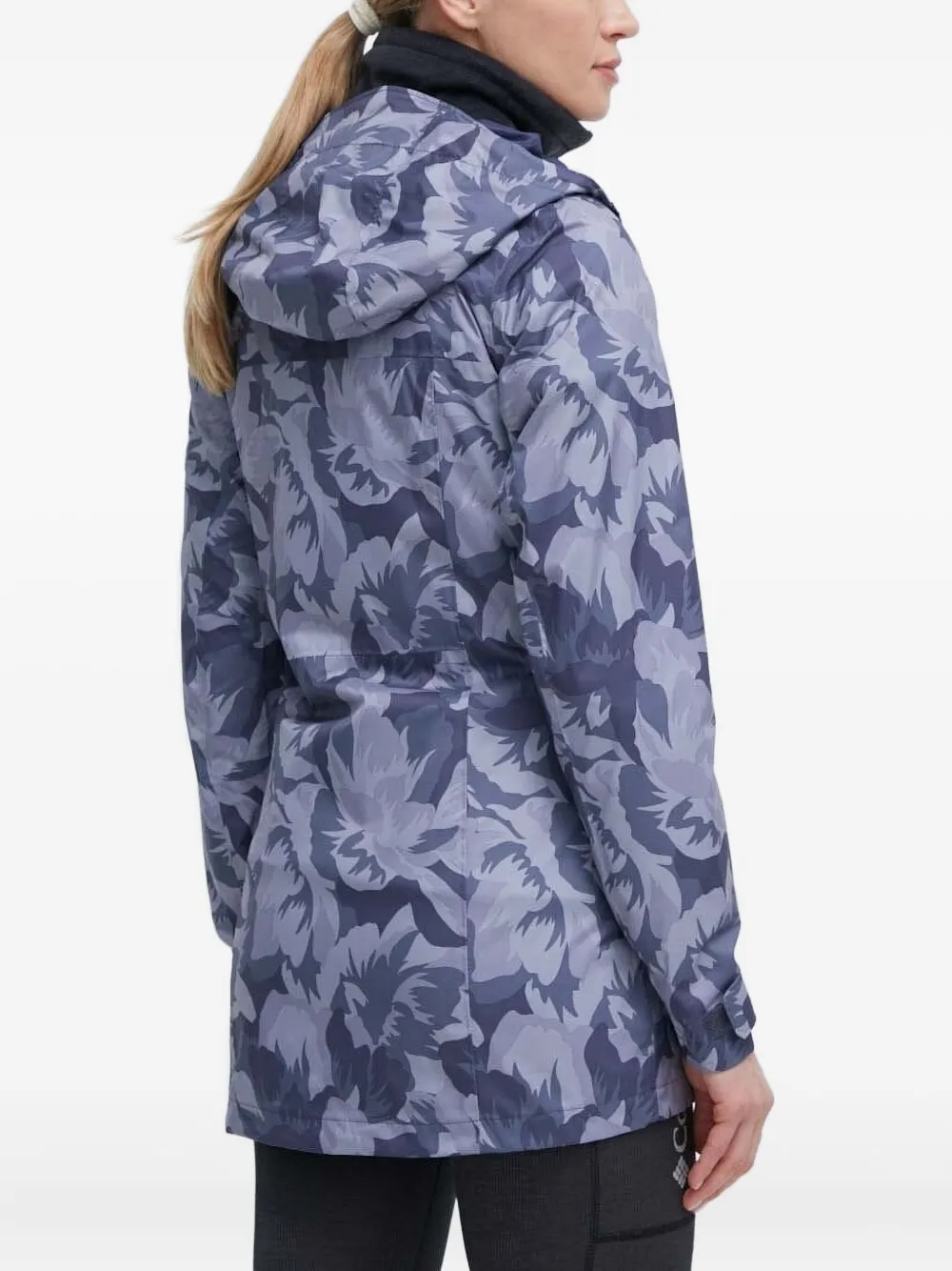 Columbia Splash A Little Floral-print Raincoat In Multi