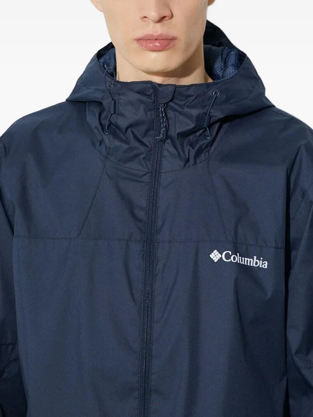 Columbia zip-fastening jacket Blauw