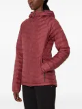 Columbia hooded chevron-quilted puffer jacket - Red