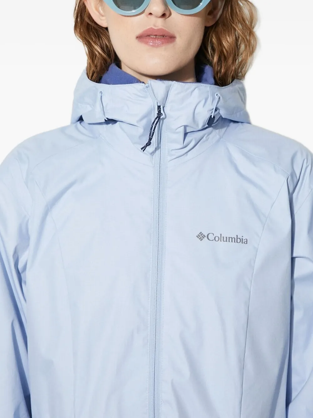 Columbia Inner Limits™ Hooded Zip-front Jacket In Blue