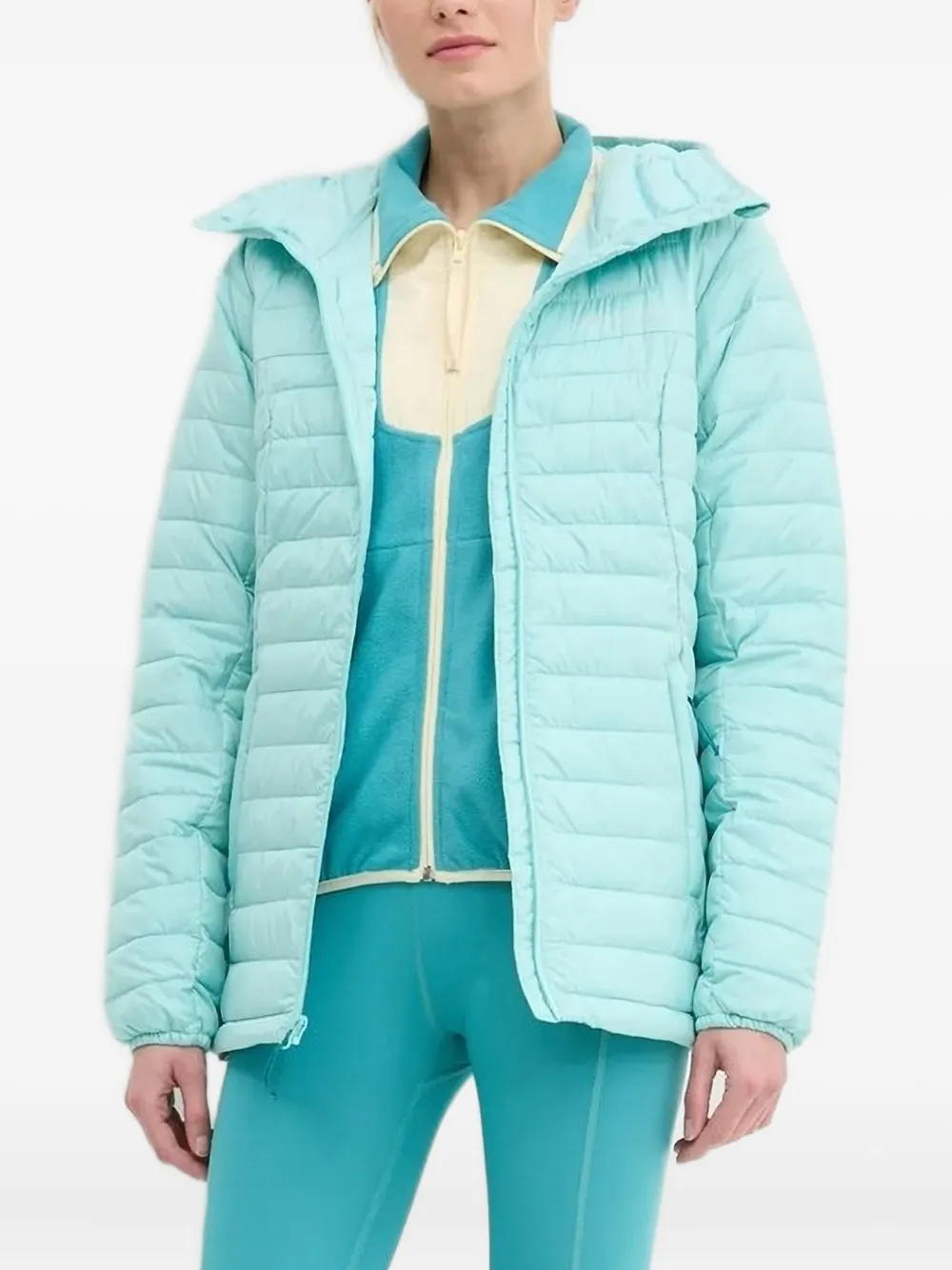 Columbia hooded padded jacket | Blue | Image 1