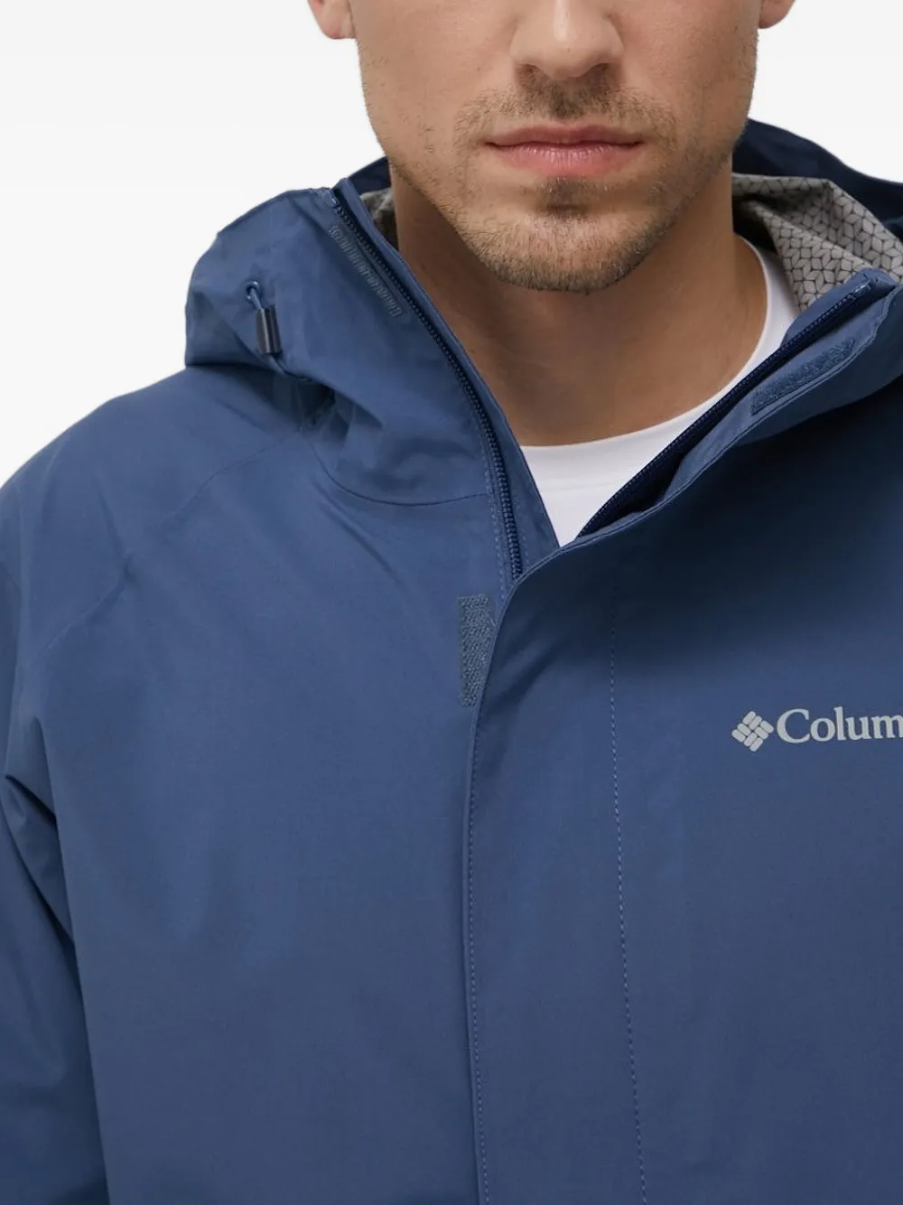 Columbia hooded performance jacket Blauw
