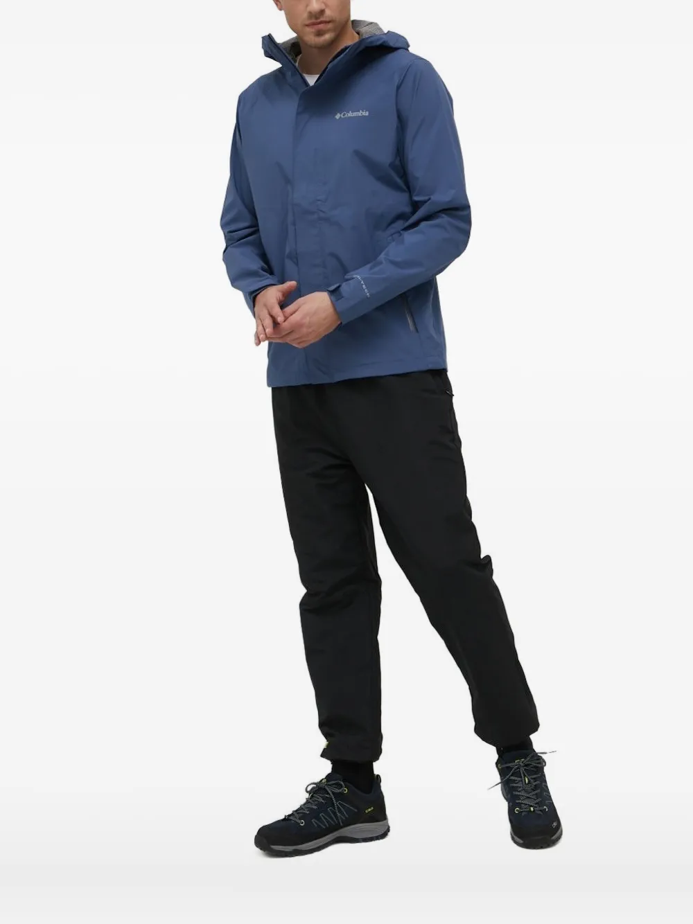 Columbia hooded performance jacket Blauw