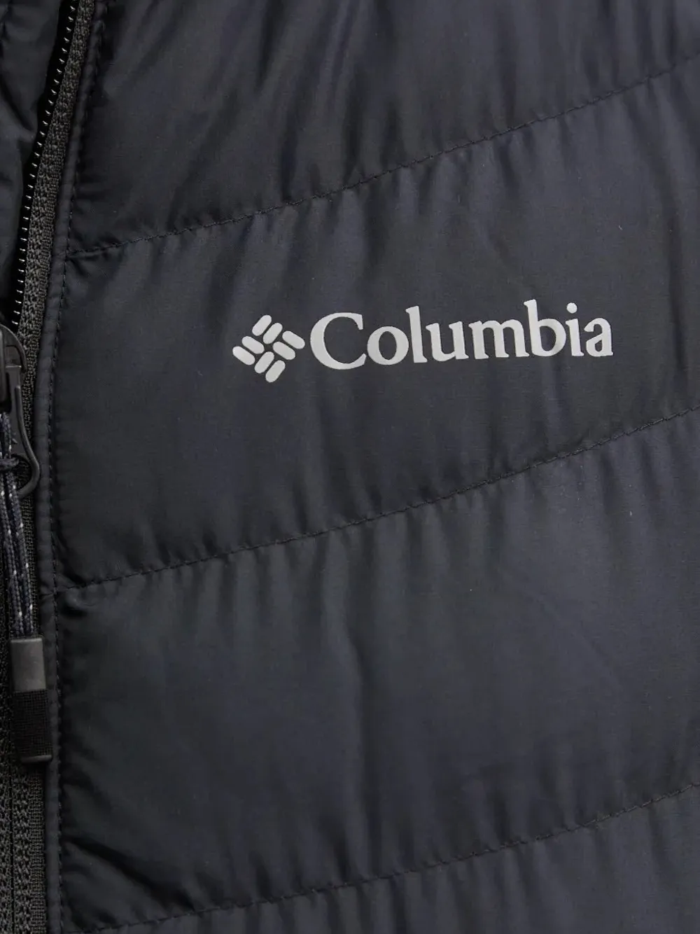 Columbia Donsjack met capuchon Zwart