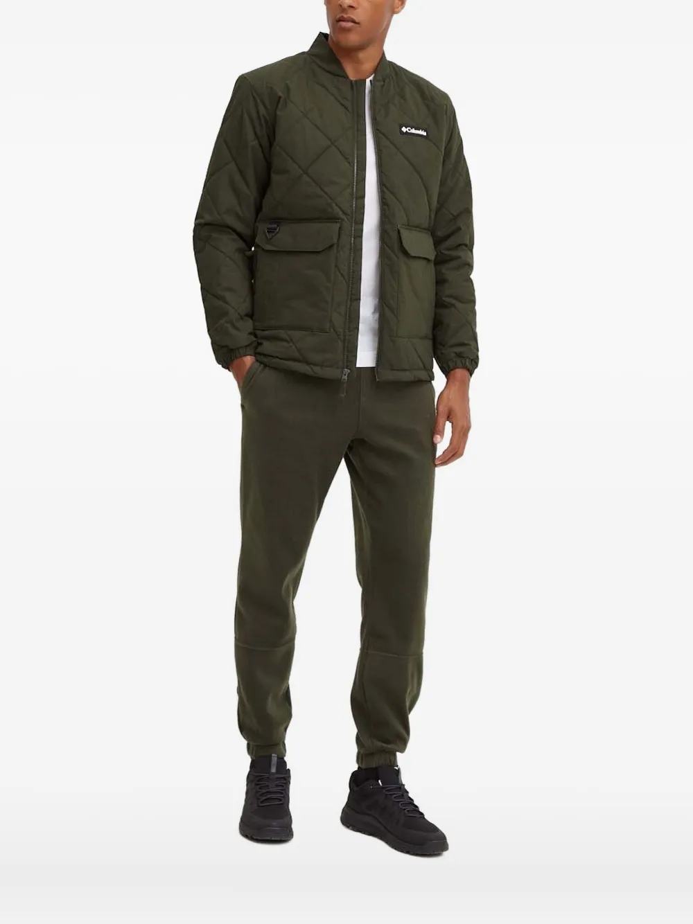 Columbia Rad quilted diamond-pattern padded jacket | Green | Image 1