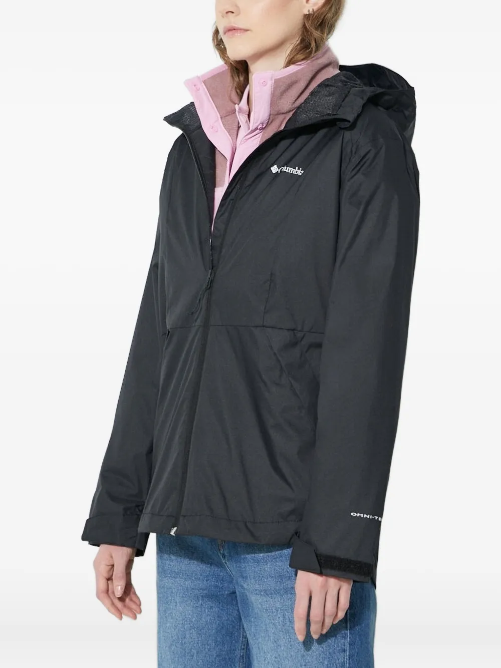 Columbia Tipton Peak™ IV jack met capuchon en rits Zwart