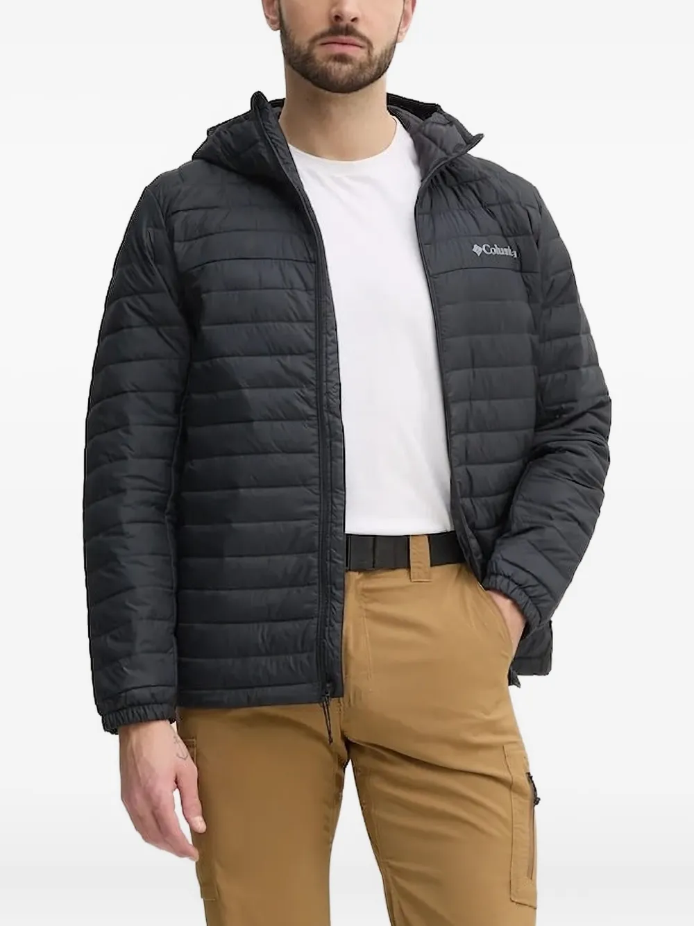 Columbia Gewatteerd jack met capuchon Zwart
