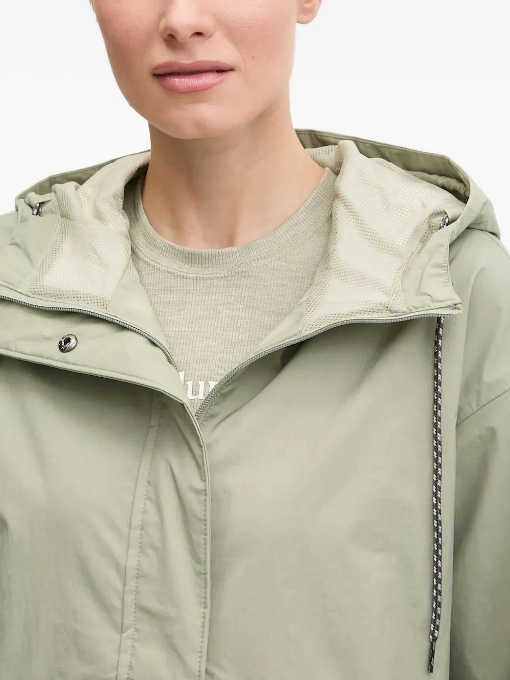 Columbia Jack met capuchon en trekkoord Groen