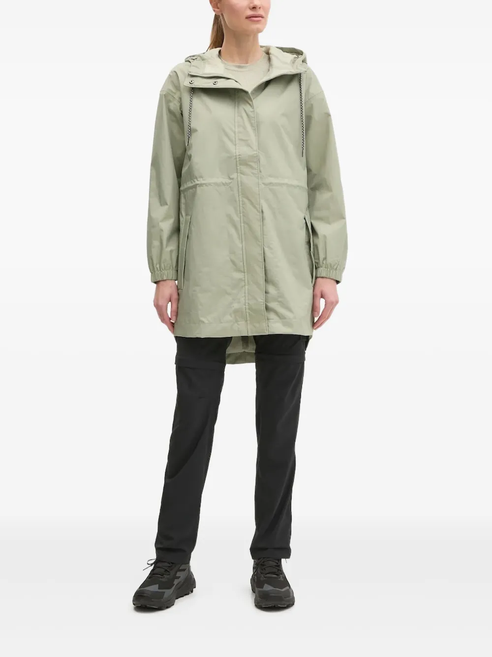 Columbia Jack met capuchon en trekkoord Groen