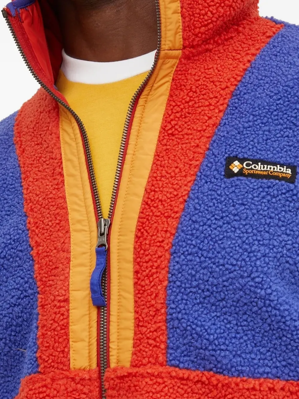 Columbia Hoodie met colourblocking Blauw
