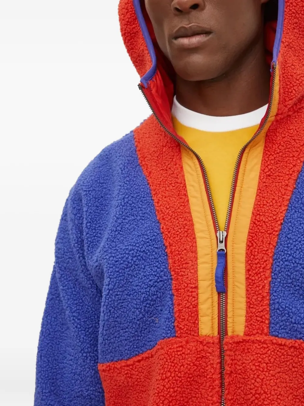 Columbia Hoodie met colourblocking Blauw