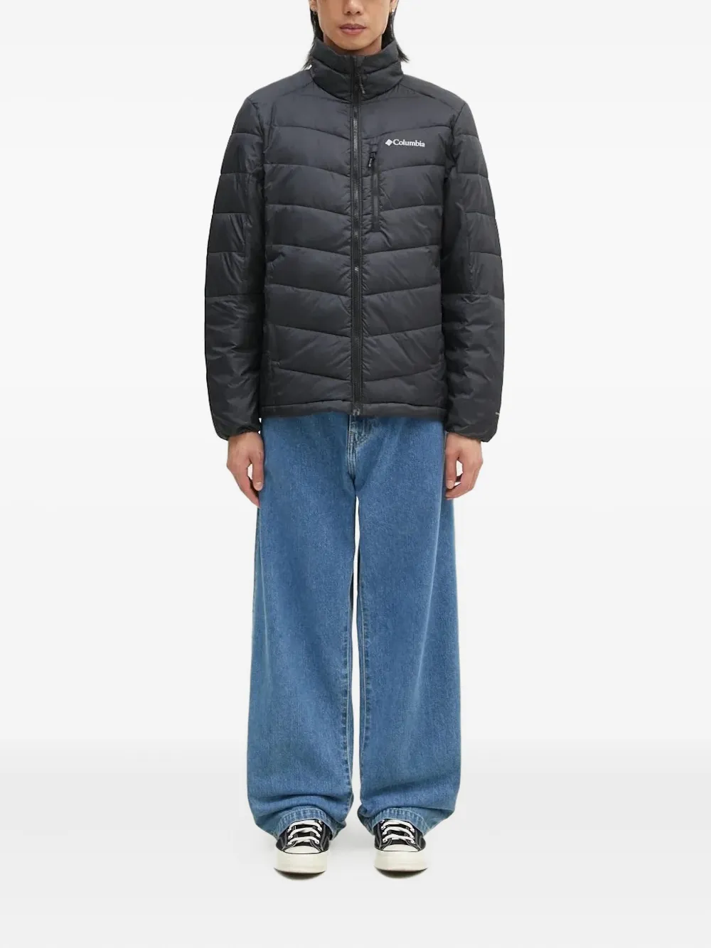 Columbia Labyrinth Loop™ II quilted chevron-pattern jacket Zwart