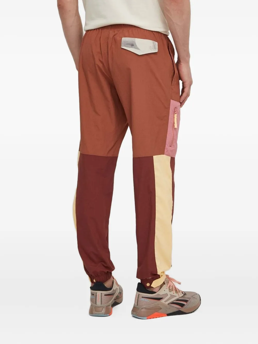 Columbia Peak broek met patchwork en vlakken - Oranje