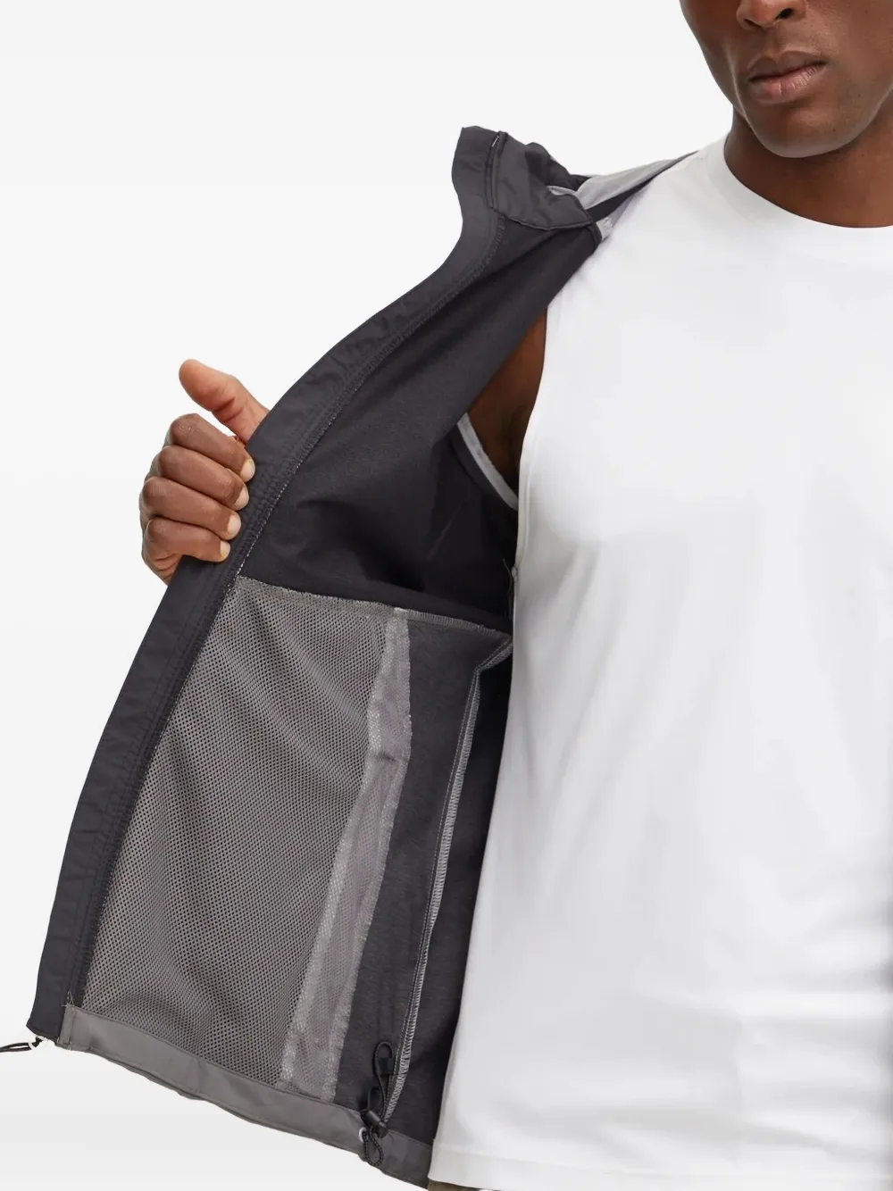 Columbia Jack met colourblocking en capuchon Grijs