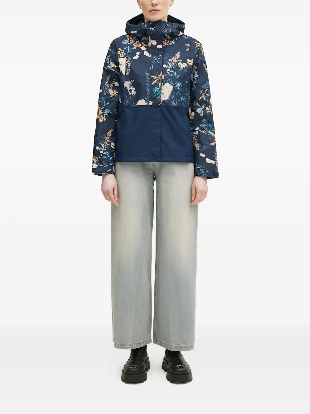 Columbia Hikebound™ jack met bloemenprint en capuchon - Blauw