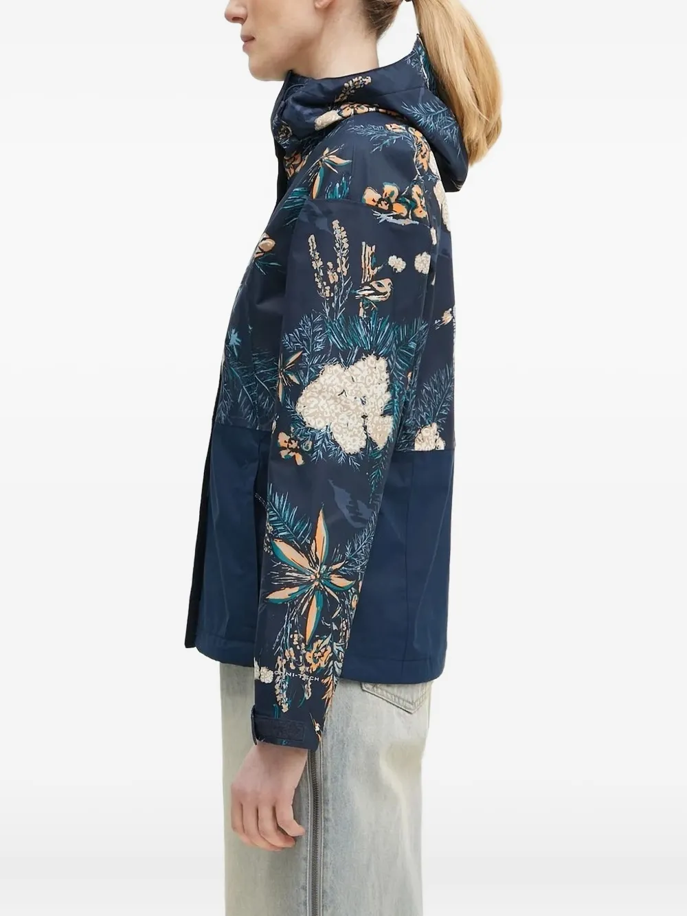 Columbia Hikebound™ Floral-print Hooded Jacket In Multi