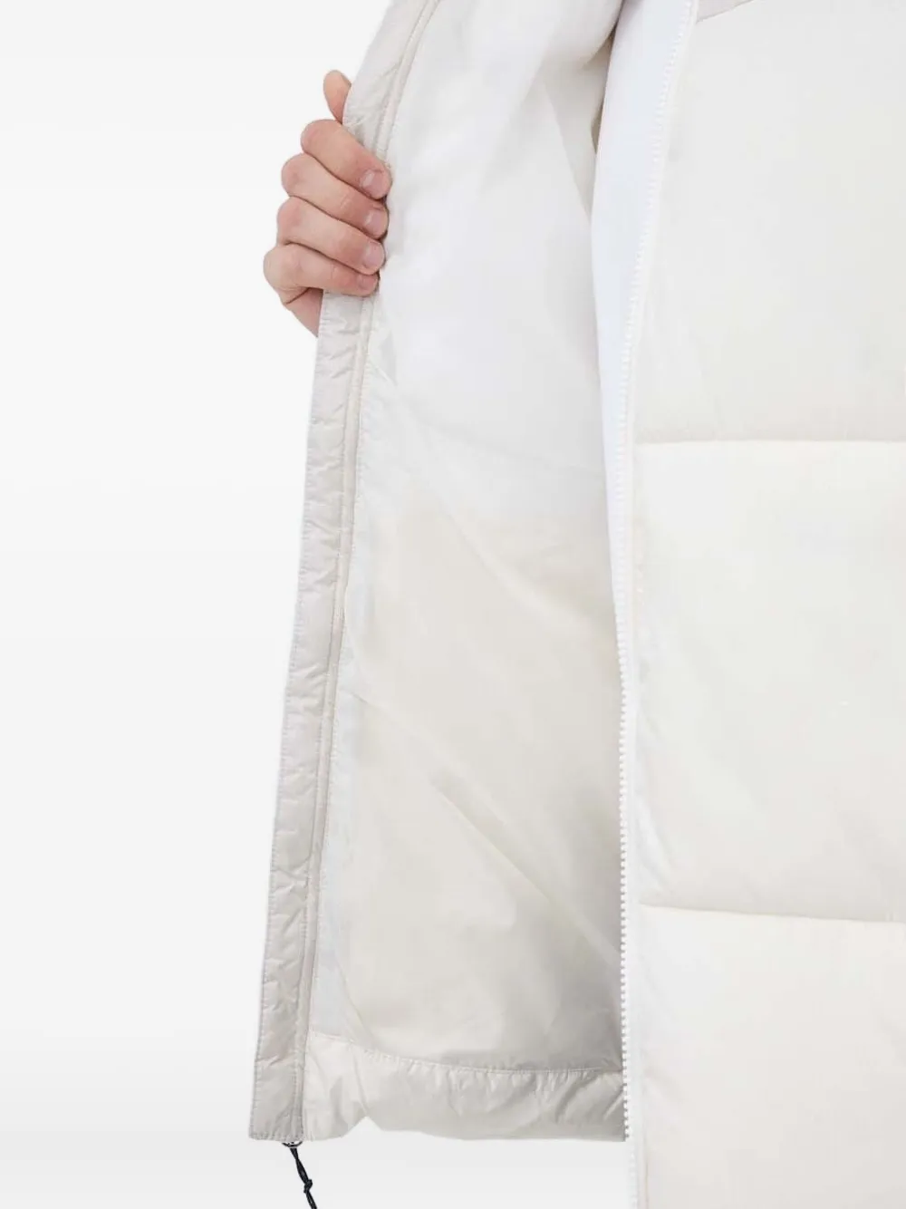 Columbia Gewatteerd jack met col Beige