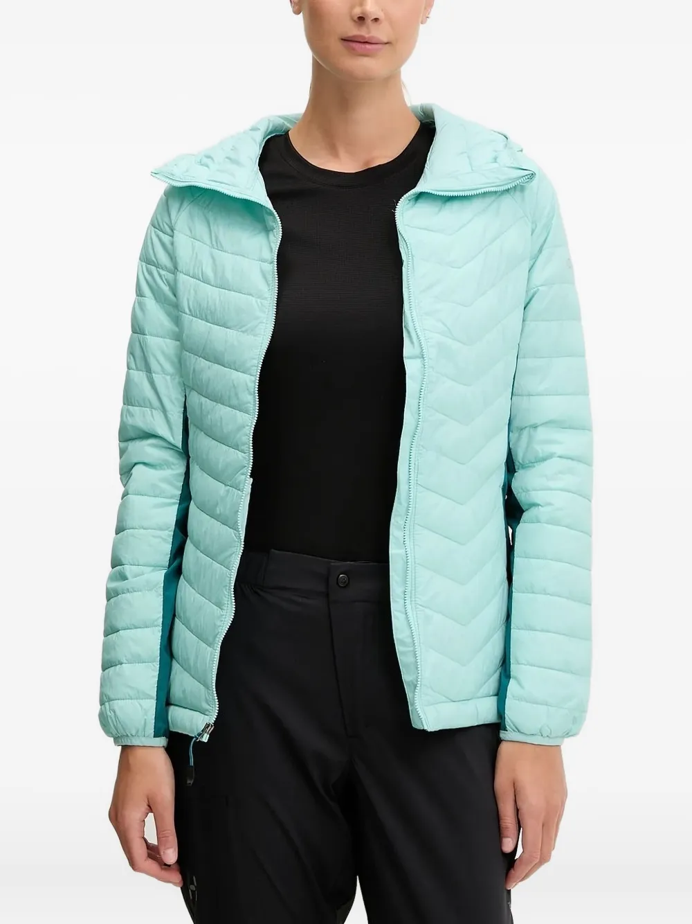Columbia quilted hooded jacket | Blue | Image 1