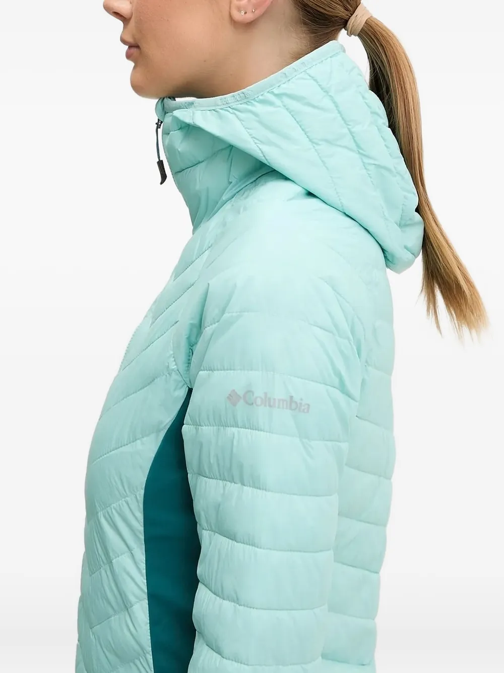 Columbia Gevoerd jack met capuchon Blauw