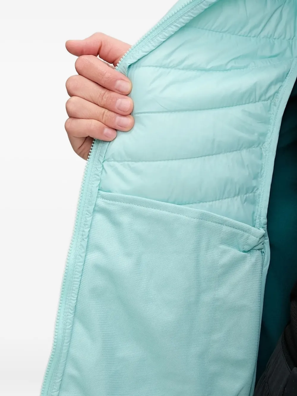 Columbia Gevoerd jack met capuchon Blauw