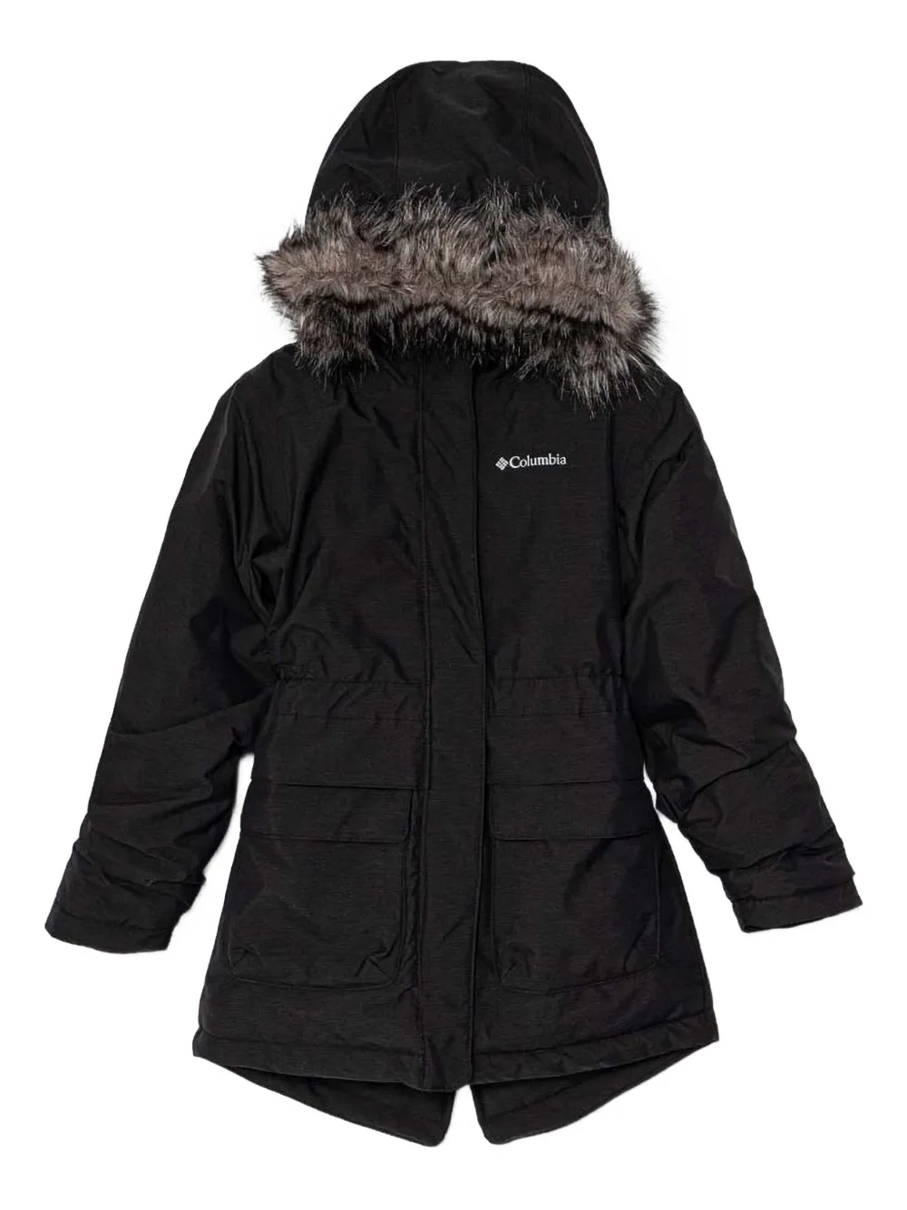 Columbia faux-fur-trimmed jacket | Black | Image 1