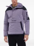 Columbia Challenger half-zip panelled hoodie - Purple