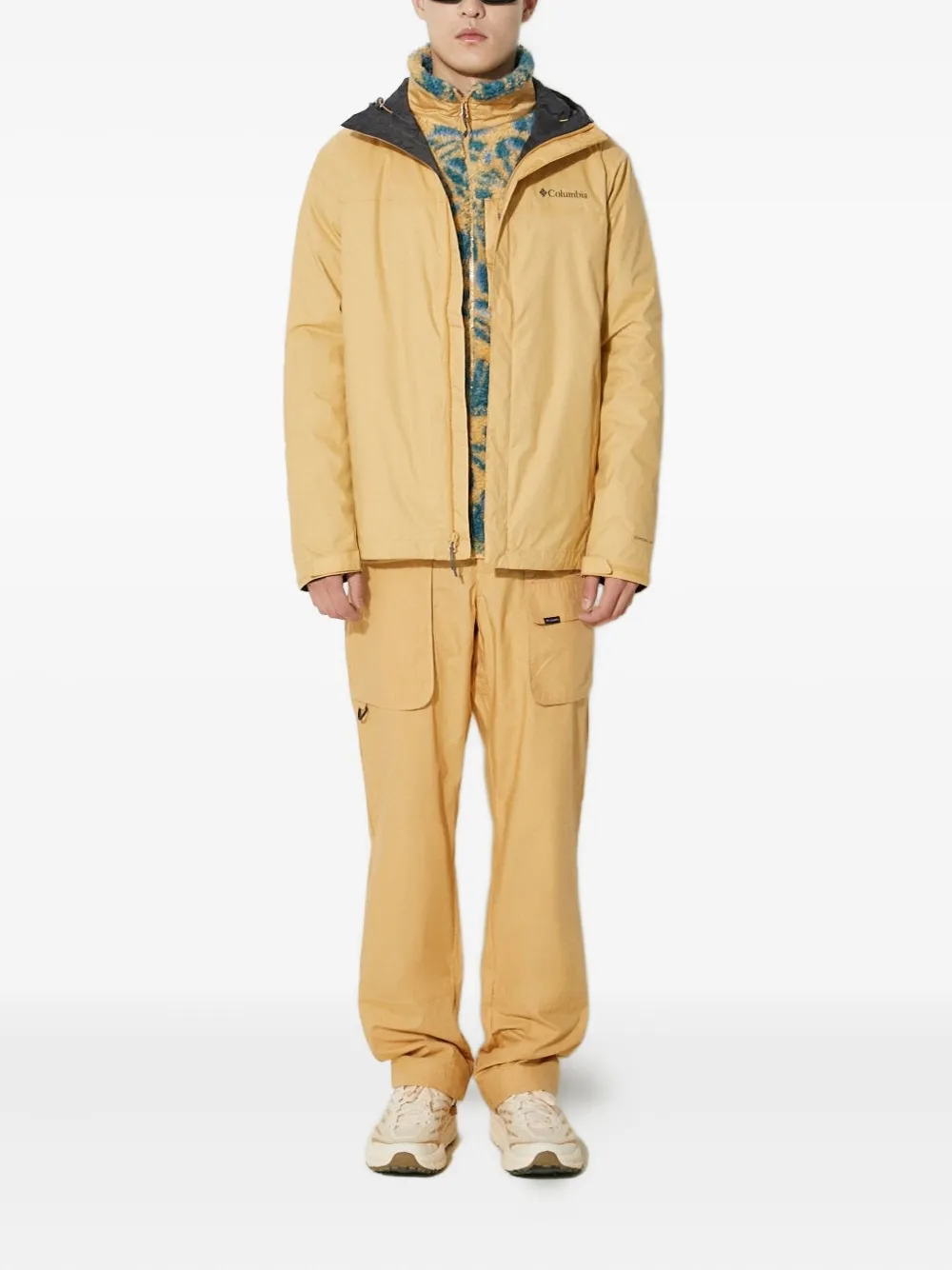 Columbia Broek met cargo zak - Geel