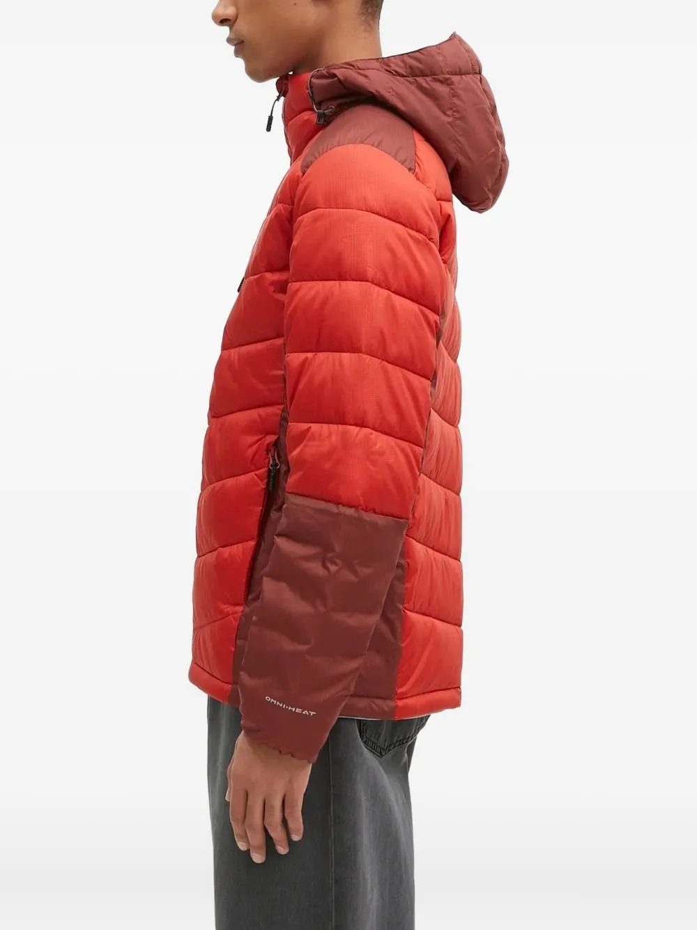 Columbia Labyrinth Loop™ II hooded chevron-quilted jacket Rood