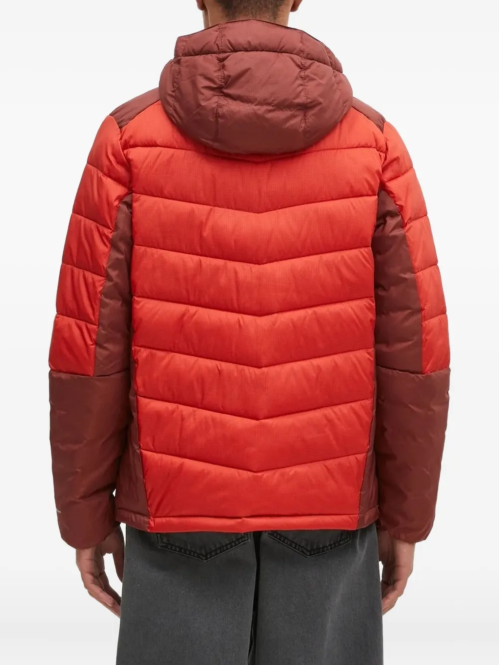 Columbia Labyrinth Loop™ II hooded chevron-quilted jacket Rood