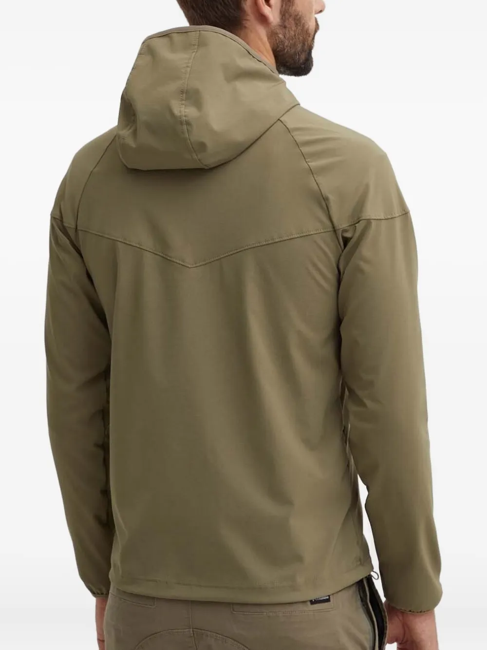 Columbia Hooded Zip-front Lightweight Jacket In Green