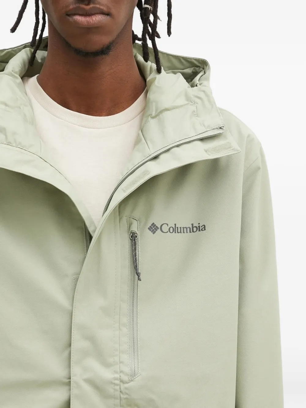 Columbia Hikebound II two-tone hooded jacket Groen
