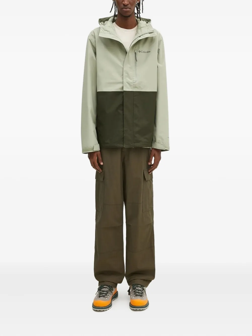 Columbia Hikebound II two-tone hooded jacket Groen