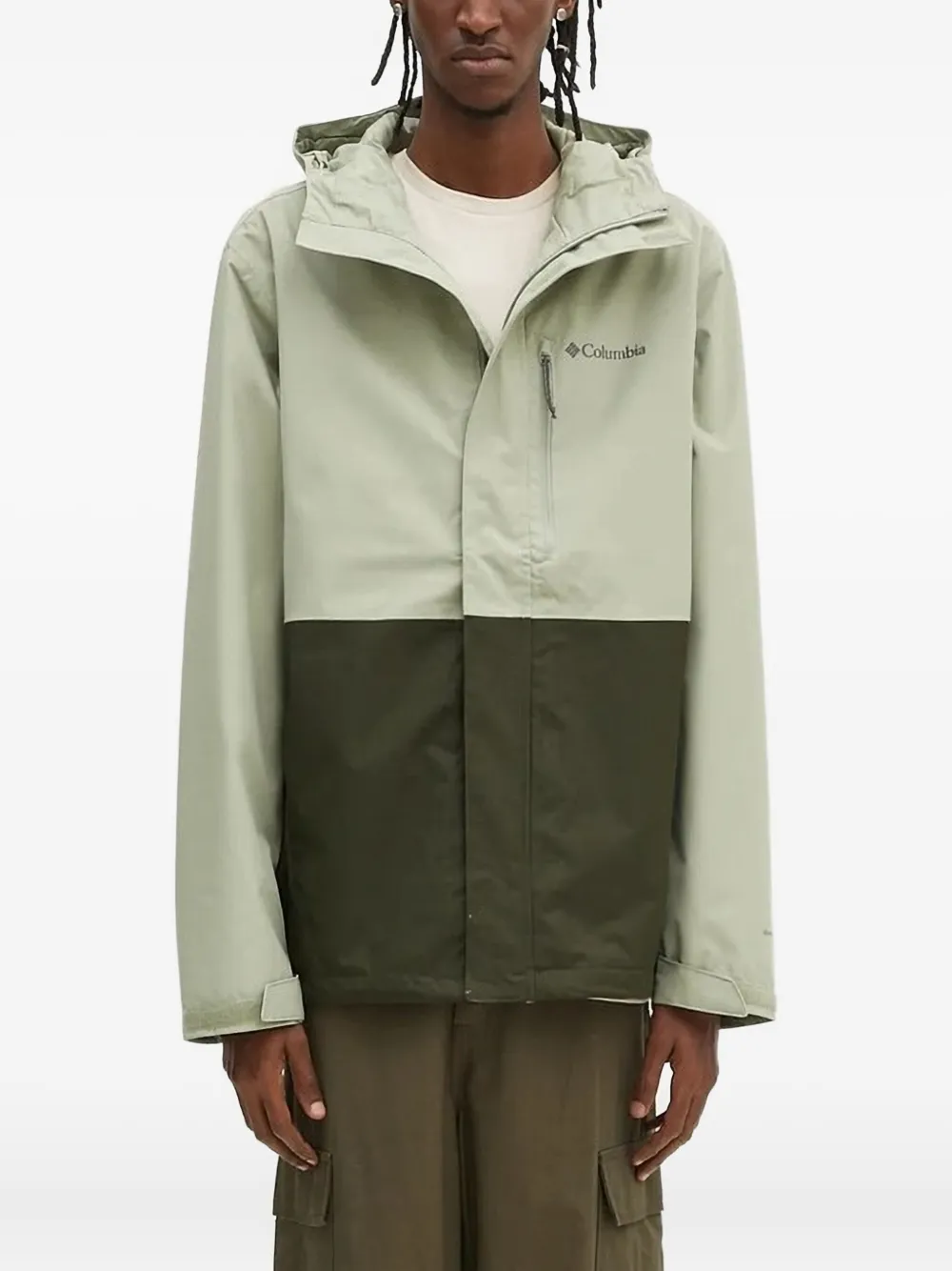 Columbia Hikebound II two-tone hooded jacket Groen