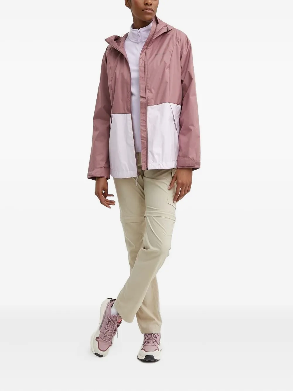 Columbia Inner Limits™ III hooded two-tone jacket Roze
