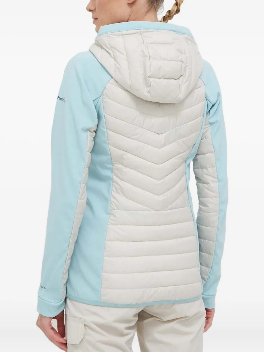 Columbia Gewatteerd donsjack met capuchon Wit
