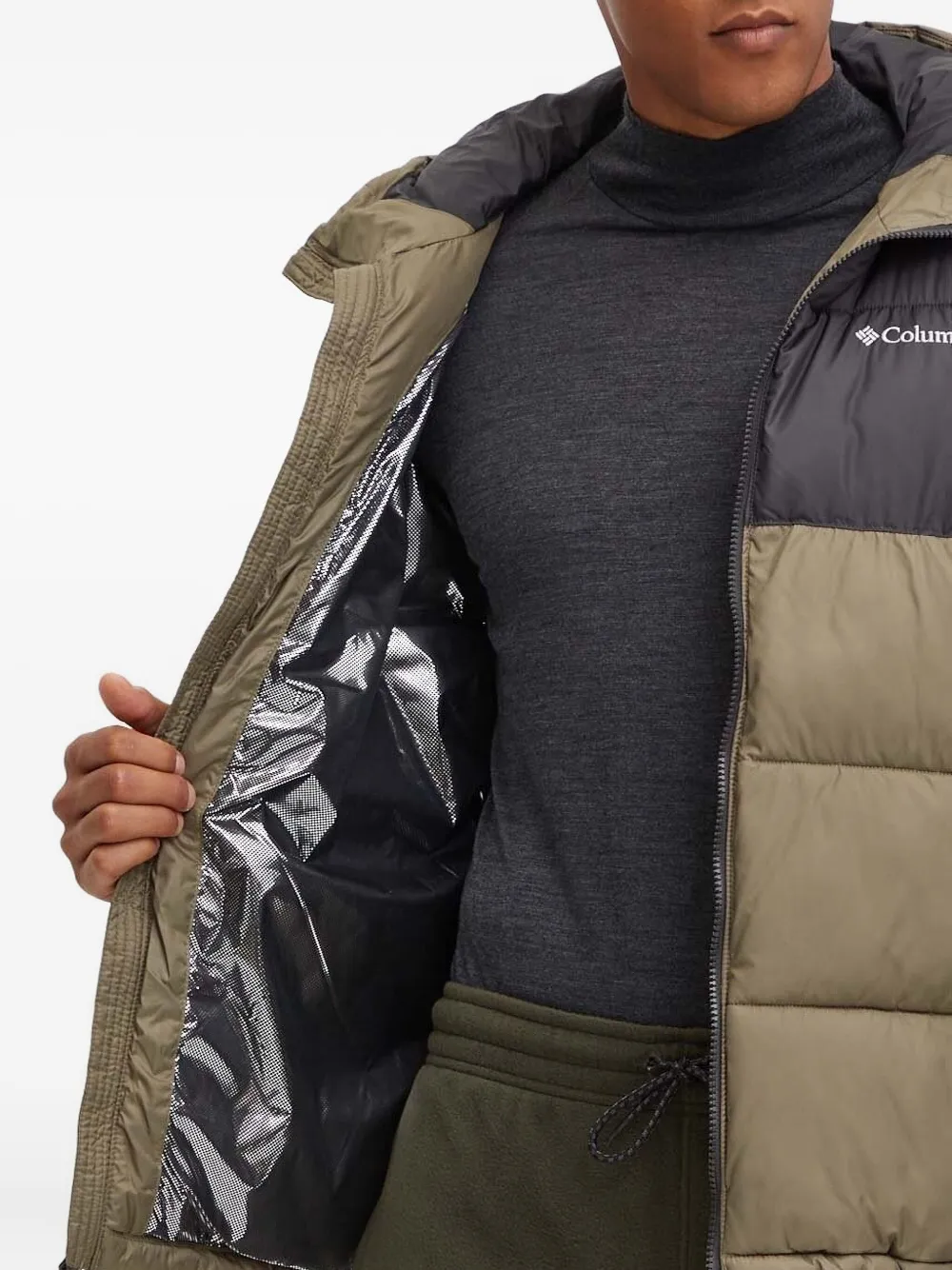 Columbia Donsjack met capuchon Groen