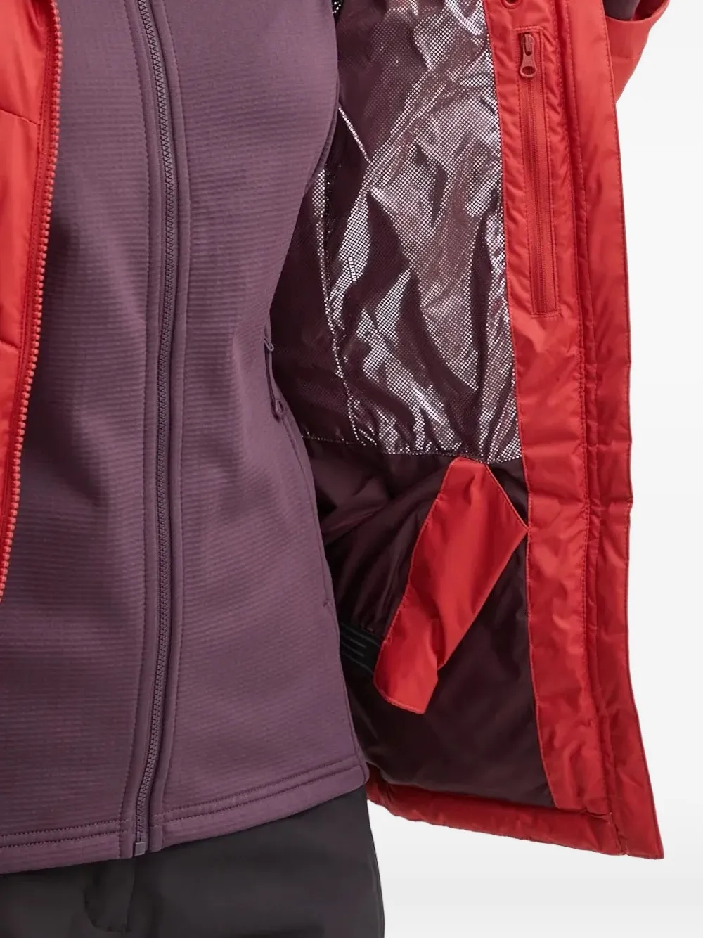 Columbia Abbott Peak waterdicht ski-jack Rood