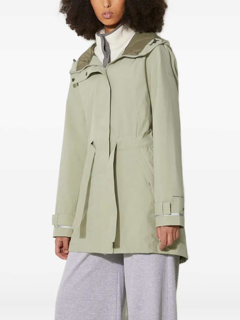 Columbia Here And There™ Ii Hooded Drawstring Jacket In Green