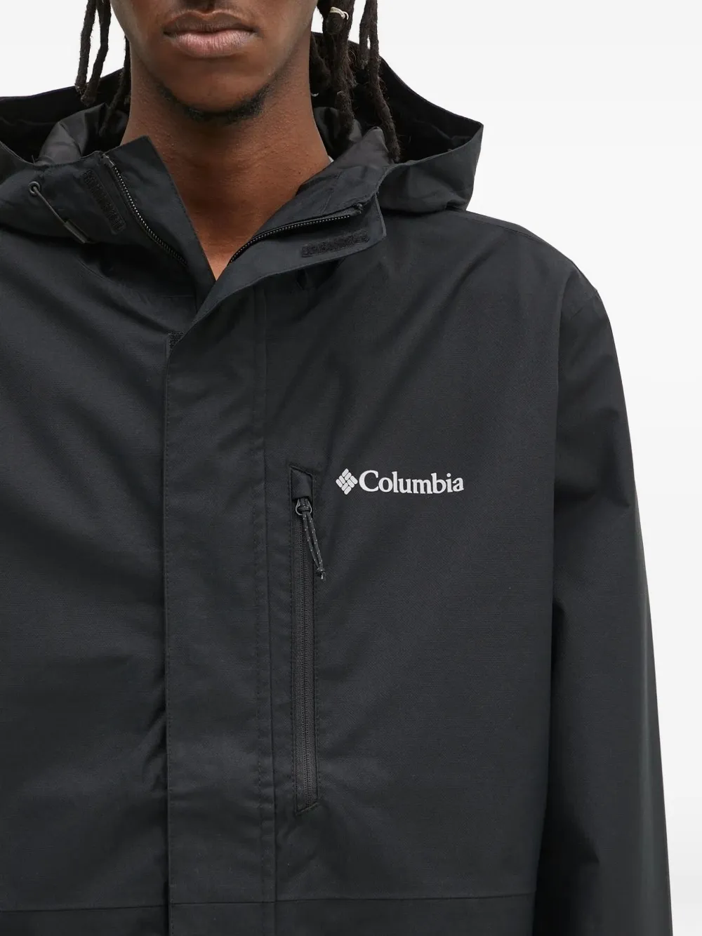 Columbia Hikebound hooded zip-front jacket Zwart