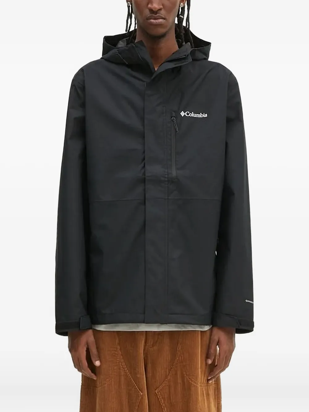 Columbia Hikebound hooded zip-front jacket Zwart