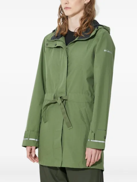 Columbia Here and There™ belted hooded trench coat