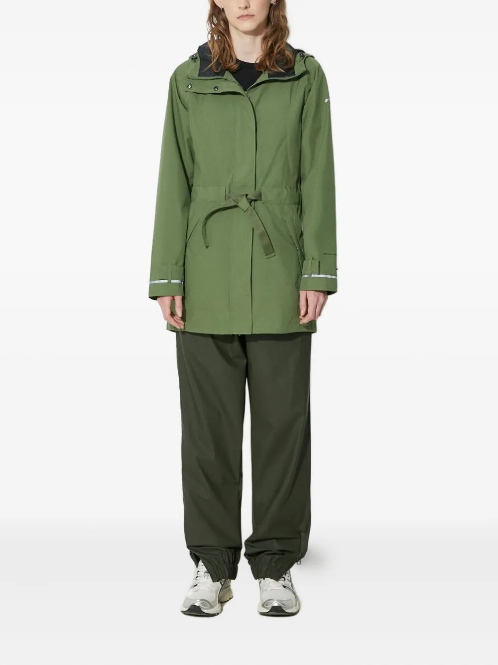 Columbia Here And There™ Belted Hooded Trench Coat In Green